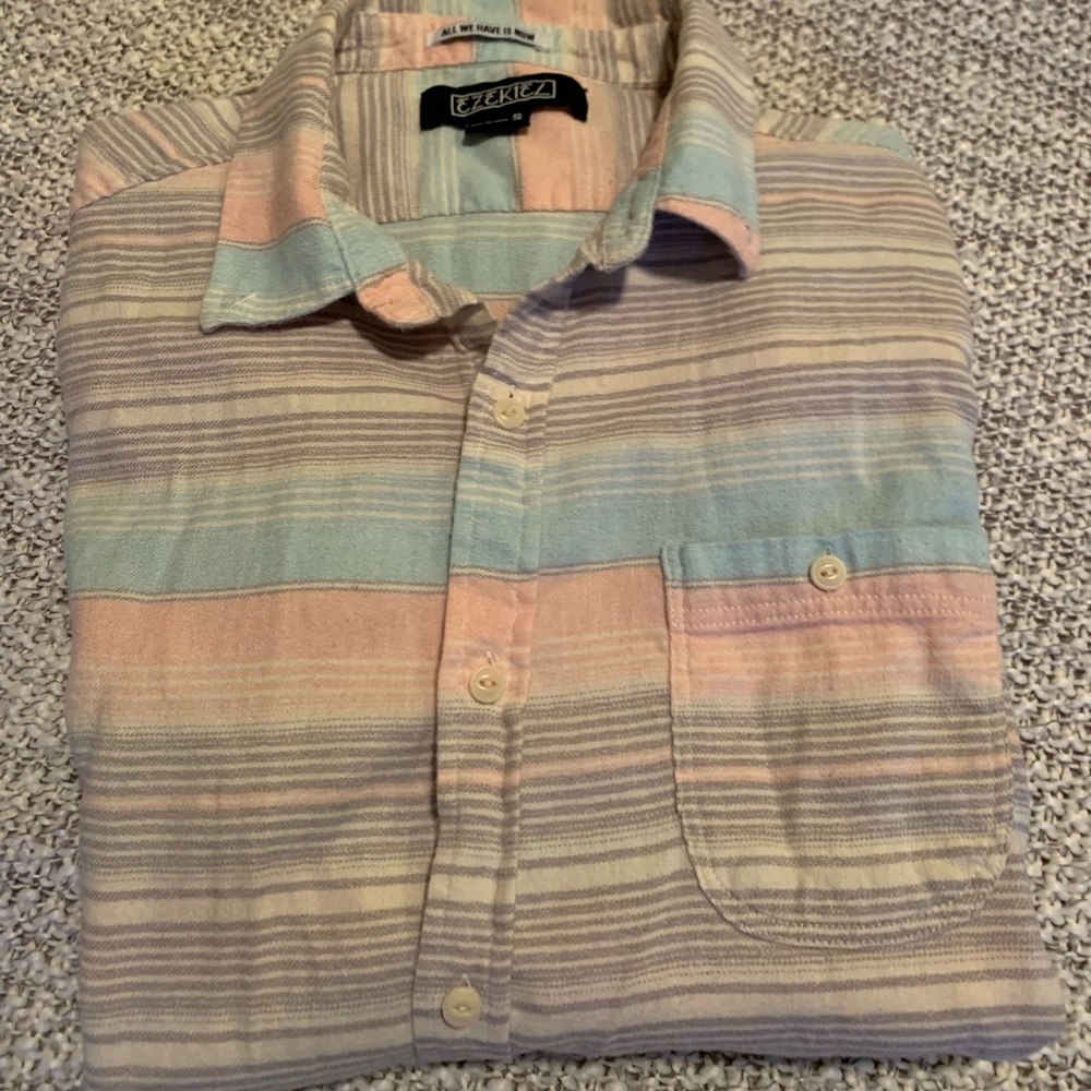 Pastel Patterned Button-up by Ezekiel
